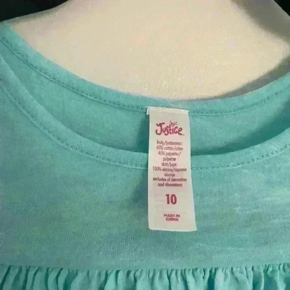 JUSTICE COLD  SHOULDER DRESS‎ size 10 - Picture 4 of 5